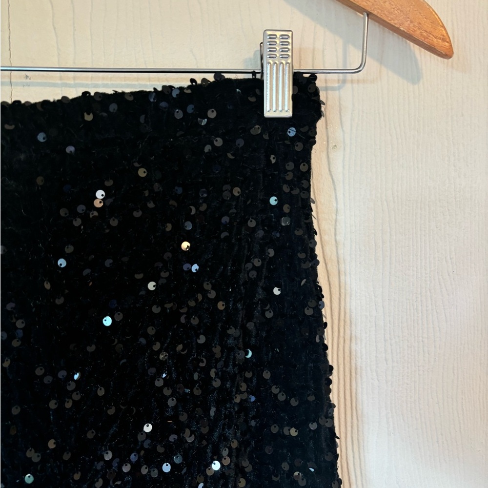 ✨ Handmade Sequin Pants High Waisted Palazzo - Picture 9 of 12